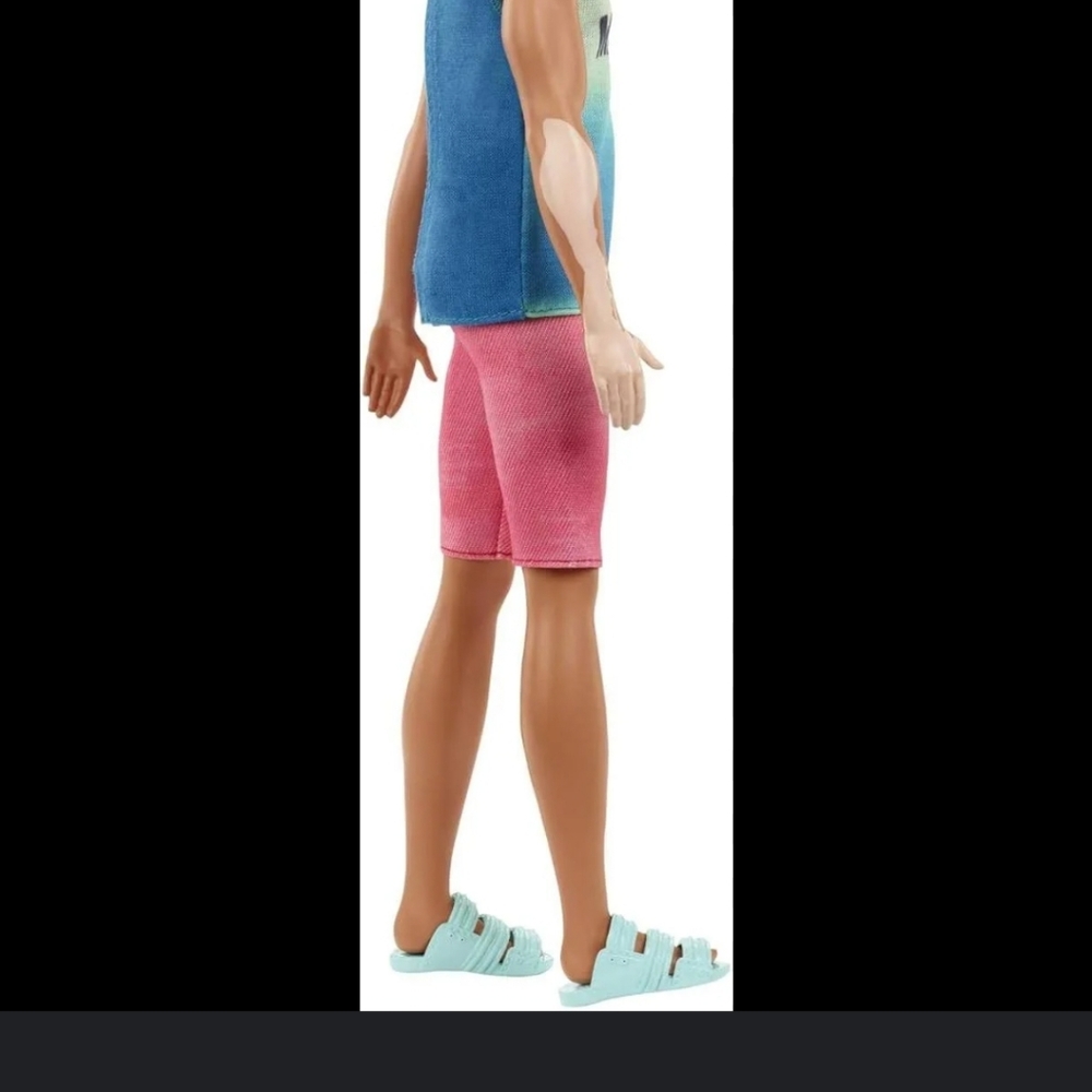 Barbie Ken Fashionistas Doll #192 Brown Cropped Hair Vitiligo Malibu Tank - Picture 3 of 4